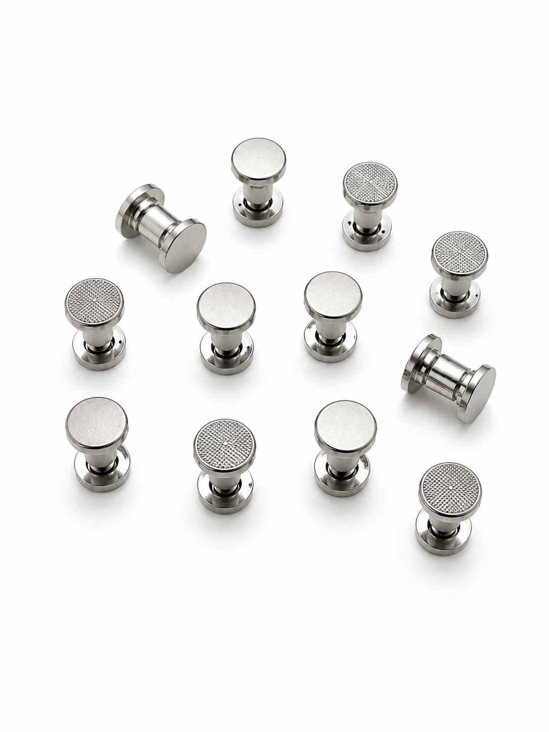 Clips d'ourlet NoDrag lot de 12 version mix 6 Brillants et 6 Mailles – ajustement pantalon sans couture